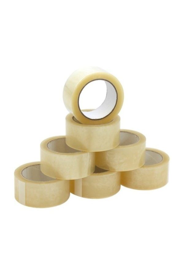 İDOL Bant Şeffaf Koli Bandı Süper Kalite Koli Bantı Standart 6 Adet 45mm X 100mt